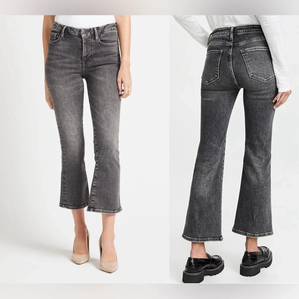 Frame Denim Gray Ankle Cropped Pants